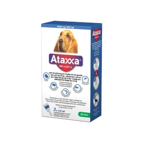 Ataxxa perro 25-40 kg 3 pipetas | CASA COLOM